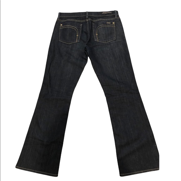 Fidelity Women’s Jeans Dark Wash Bootcut Low Rise Size 27 - Picture 4 of 6